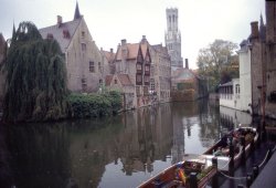 Bruges canal & belfry