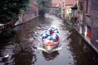 Bruges canal boat