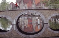 Bridge reflections, Bruges