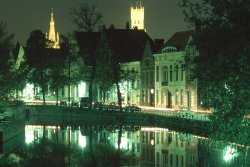 Bruges night scene