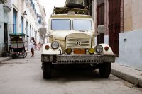 Truck in Havana backstreet