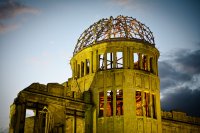 The  "A-bomb Dome" in Hiroshima