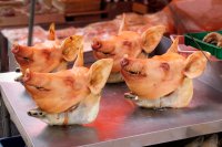Pig's Heads - Busan Market