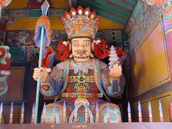 Polychrome figure, Beomeo Temple