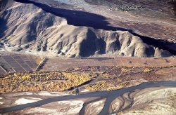 Aerial view, Tibetan plateau