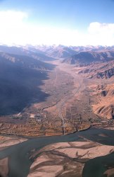 Aerial View, Tibetan plateau