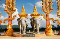 Elephant shrine, Golden triangle